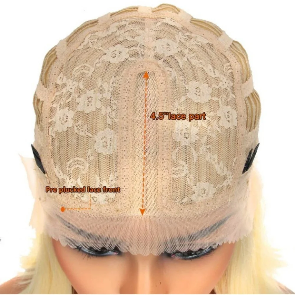Blooming Hair Lace Frontal Prepluck Wig